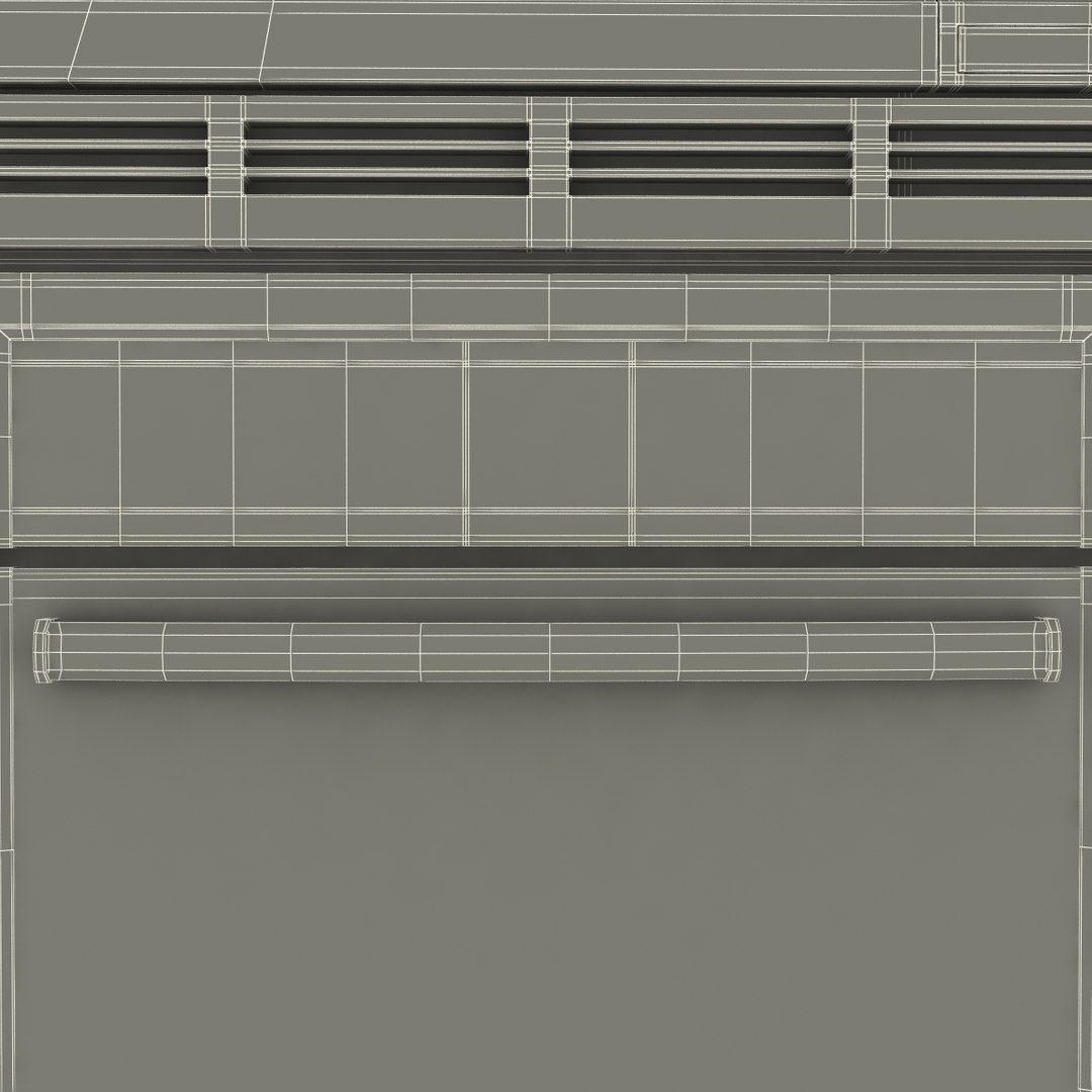 3ds Max Bosch Double Wall Oven