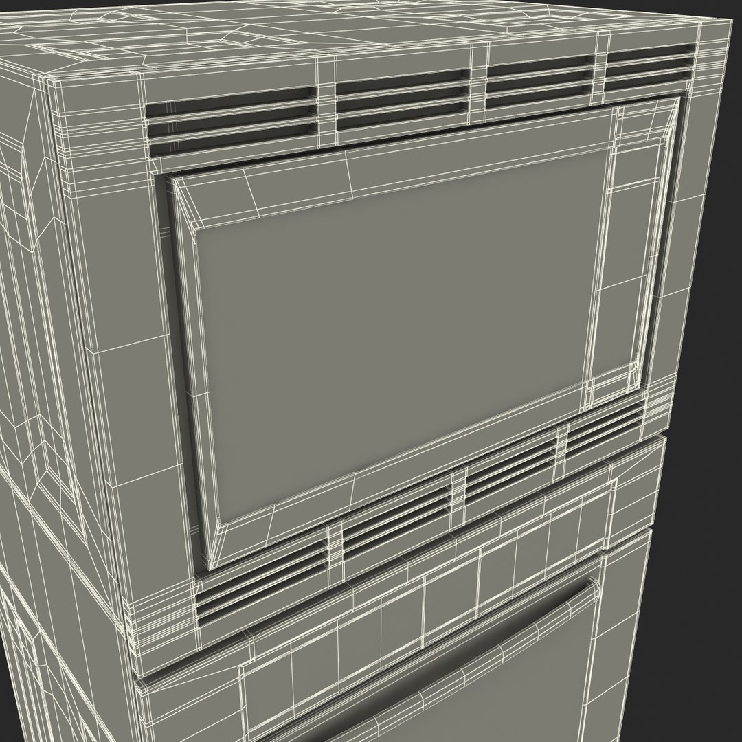 3ds Max Bosch Double Wall Oven