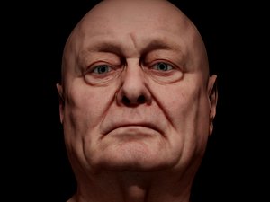 3D model Retopologized 3D Head Riley Evans