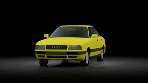 3D Audi 80 1991 model