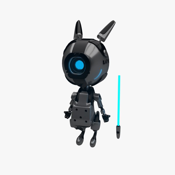 3D модель Зайчик-кролик Робот - TurboSquid 1612739