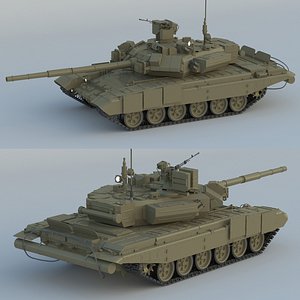 3D T-90 Tank