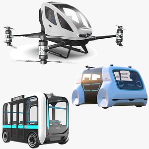 Three Autonomous Vehicles