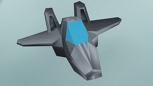 Low Poly Jet Fighter