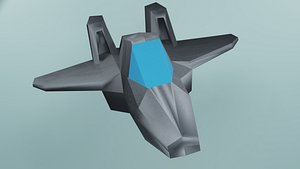 Low Poly Jet Fighter