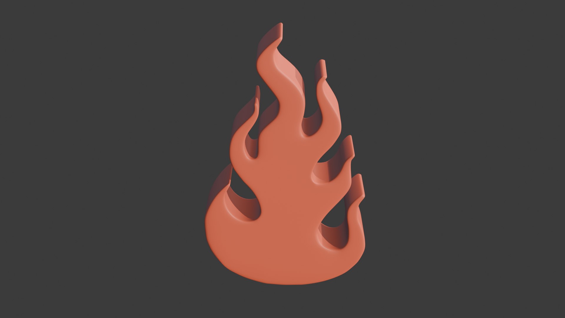 Fire Icon 4 3D Model - TurboSquid 2470512