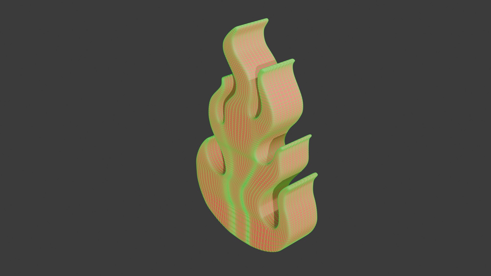 Fire Icon 4 3D Model - TurboSquid 2470512