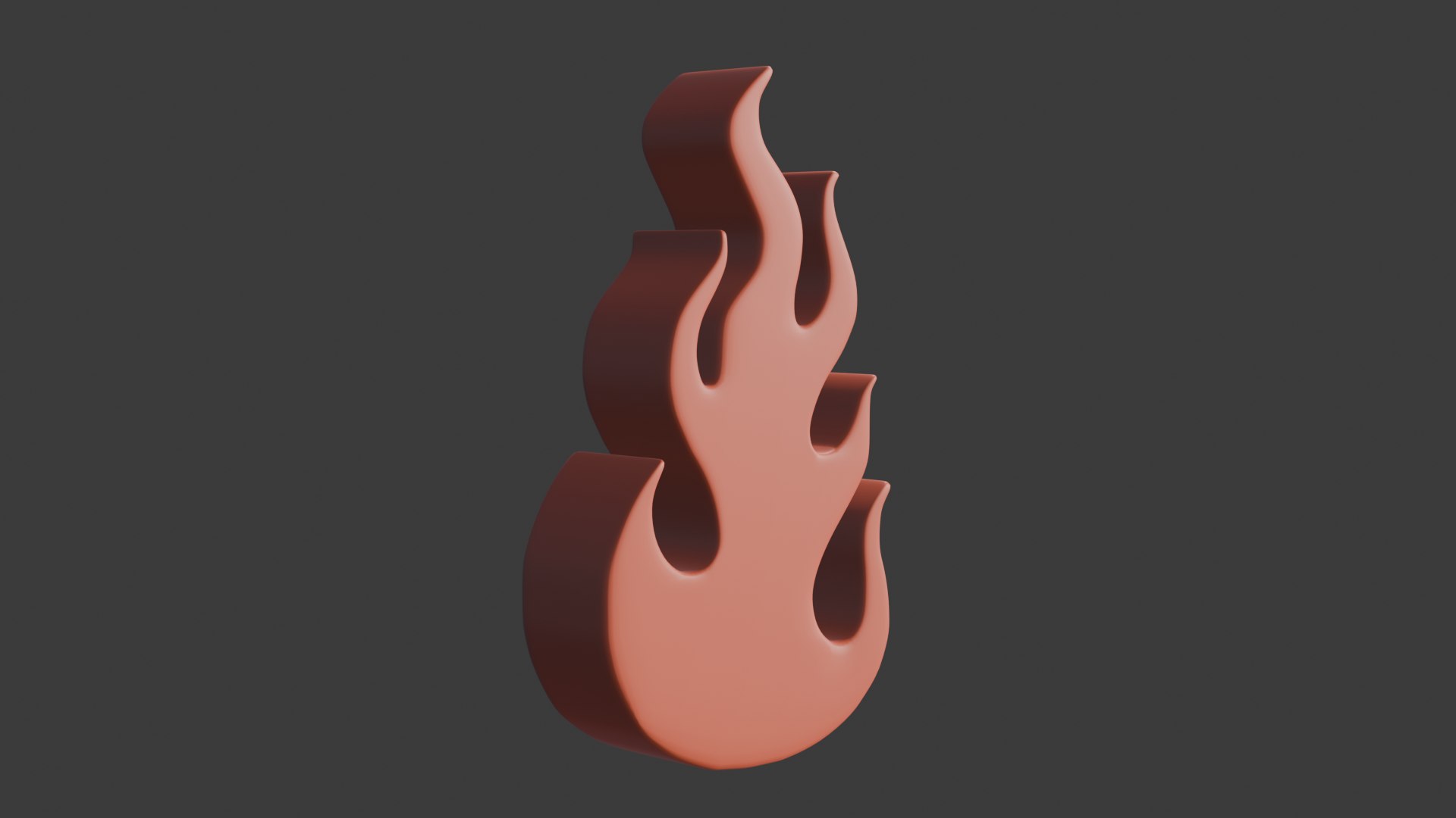 Fire Icon 4 3D Model - TurboSquid 2470512