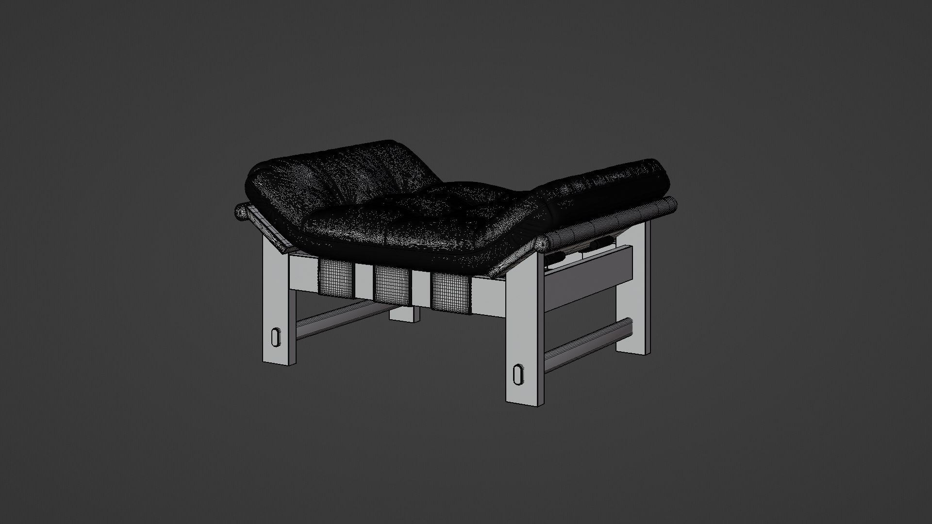 3D Model Straddle Ottoman - TurboSquid 2228815
