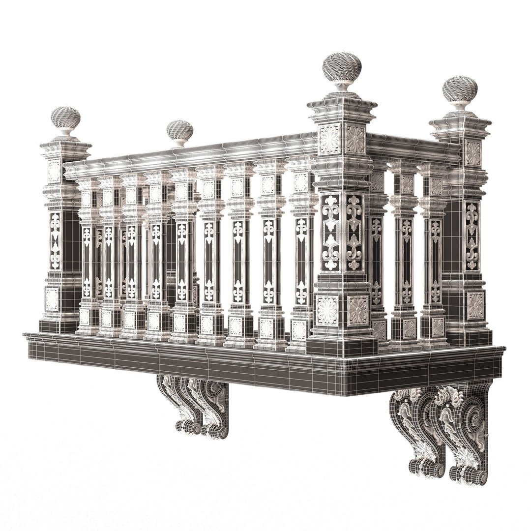 Classic Balcony 02 3D https://p.turbosquid.com/ts-thumb/7D/kmC28s/KY/classicbalcony02wireframe2/jpg/1734179362/1920x1080/fit_q87/65dac4d72251765386fe8711c5530d58a0f3e156/classicbalcony02wireframe2.jpg