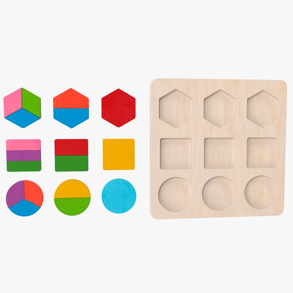 3D model Wooden Jigsaw Puzzle - TurboSquid 1756024