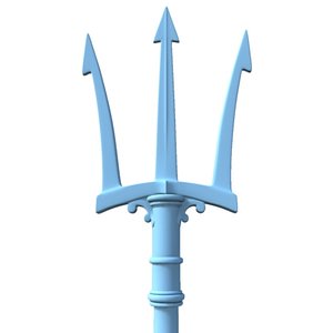 trident neptune 3d model