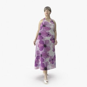 size mannequin 01 pose 3D model