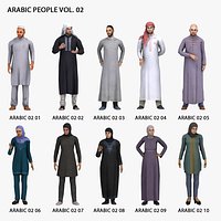 3D People Arabic People Vol 02