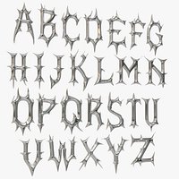 DIABOLUS Type Alphabet