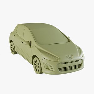 3D Peugeot 308 2012
