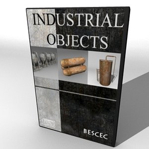 3dsmax industrial chimneys silos pipes