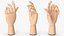 Wooden Hand Models Collection