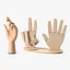 Wooden Hand Models Collection