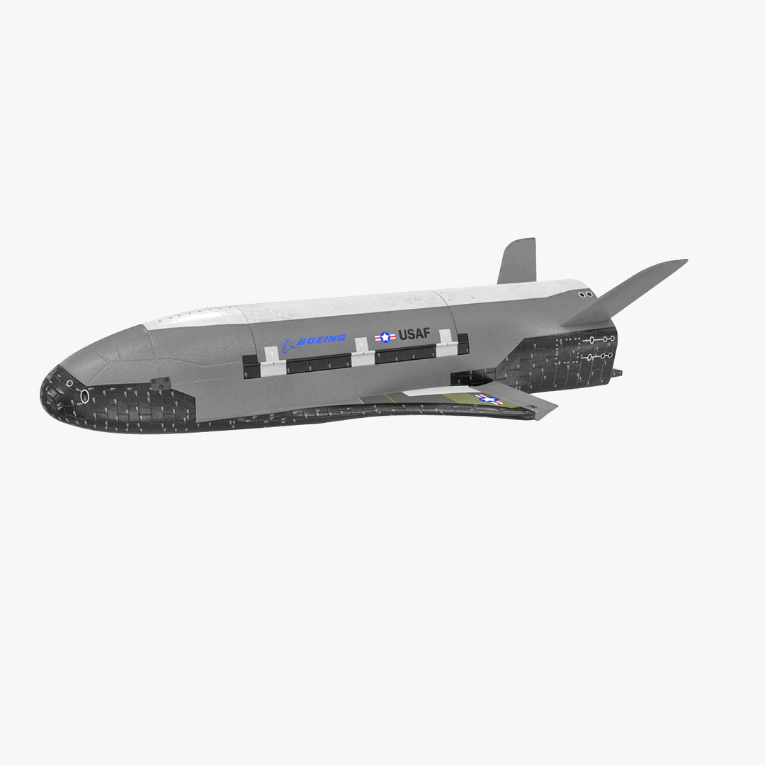 Unmanned Spacecraft Boeing X37 3d Max