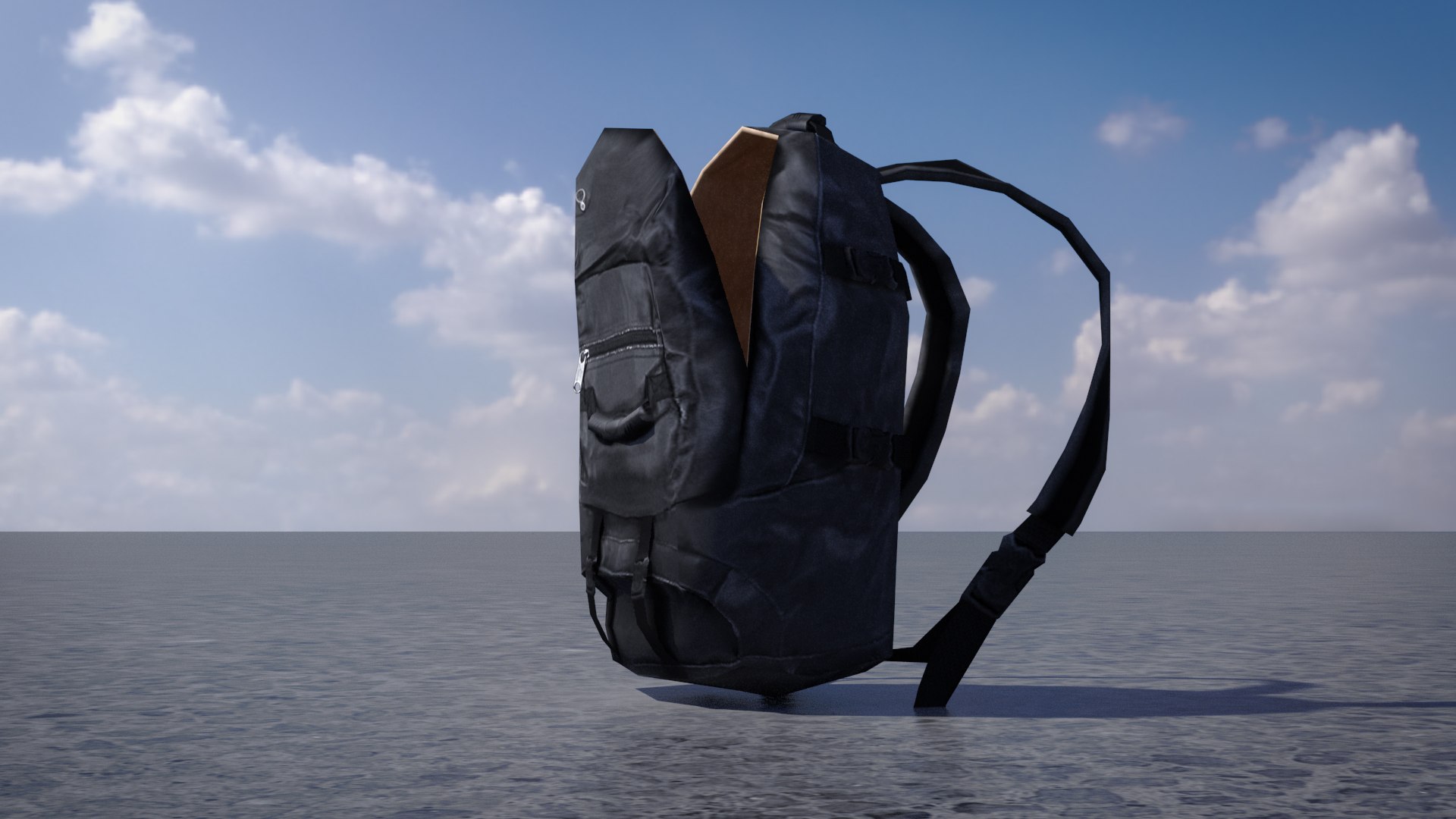 3D Model Backpack Opened - TurboSquid 2350537