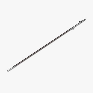 3d model spear shaft
