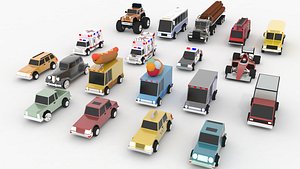 Cartoon Cars Pack pro