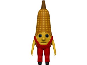 3D model Cartoon Corn