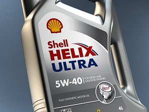 Shell Helix motor oil bottle