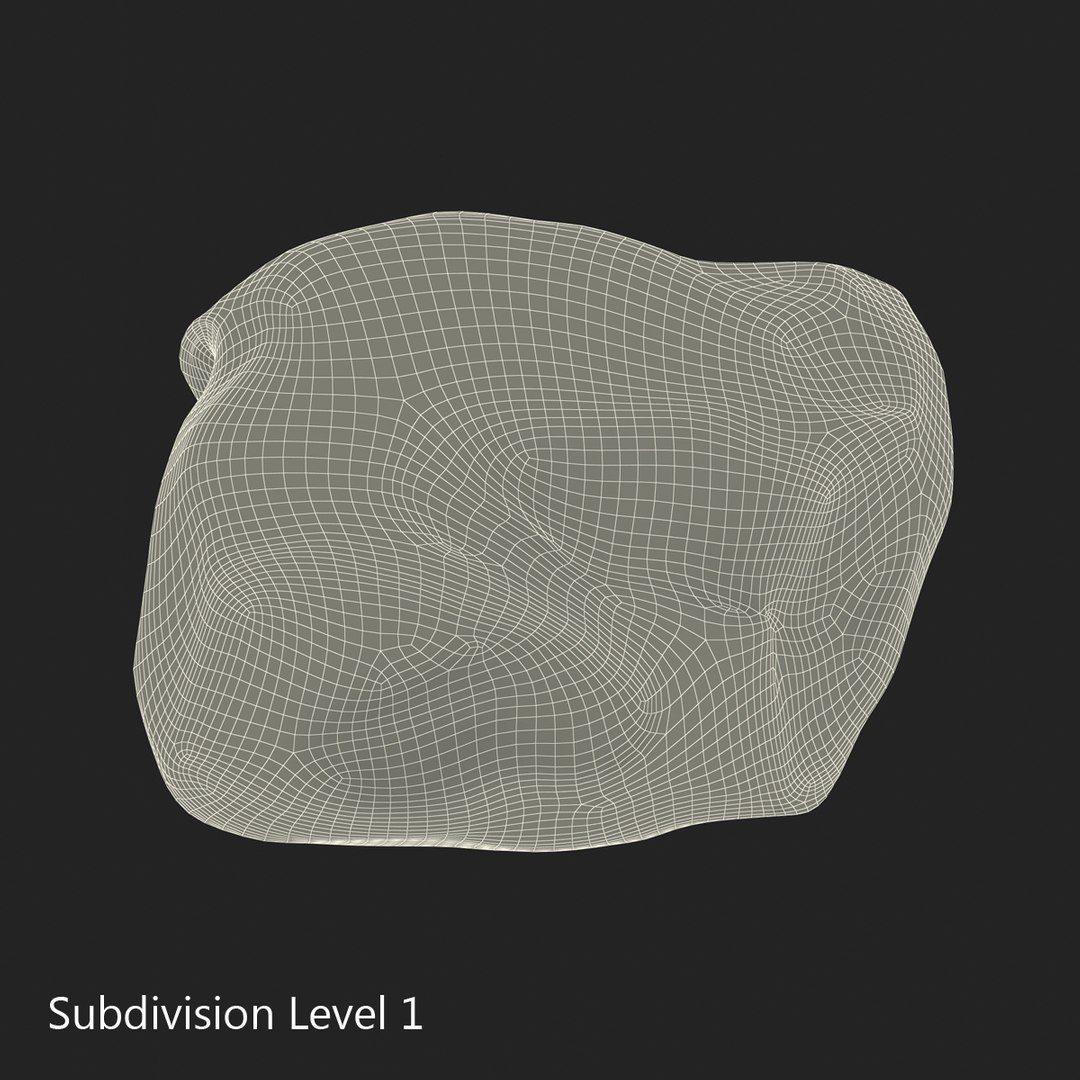 Concrete Chunk 5 Materials 3d Model