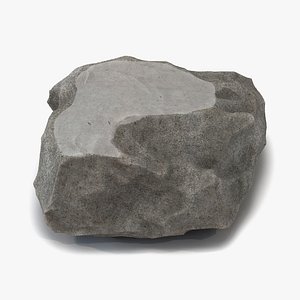 concrete chunk 5 materials 3d model