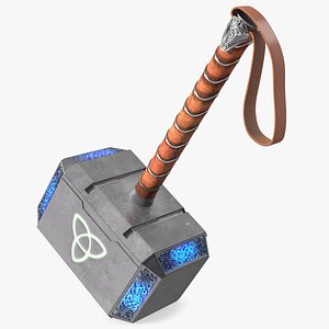 Thor Hammer Mjolnir Glowing Blue
