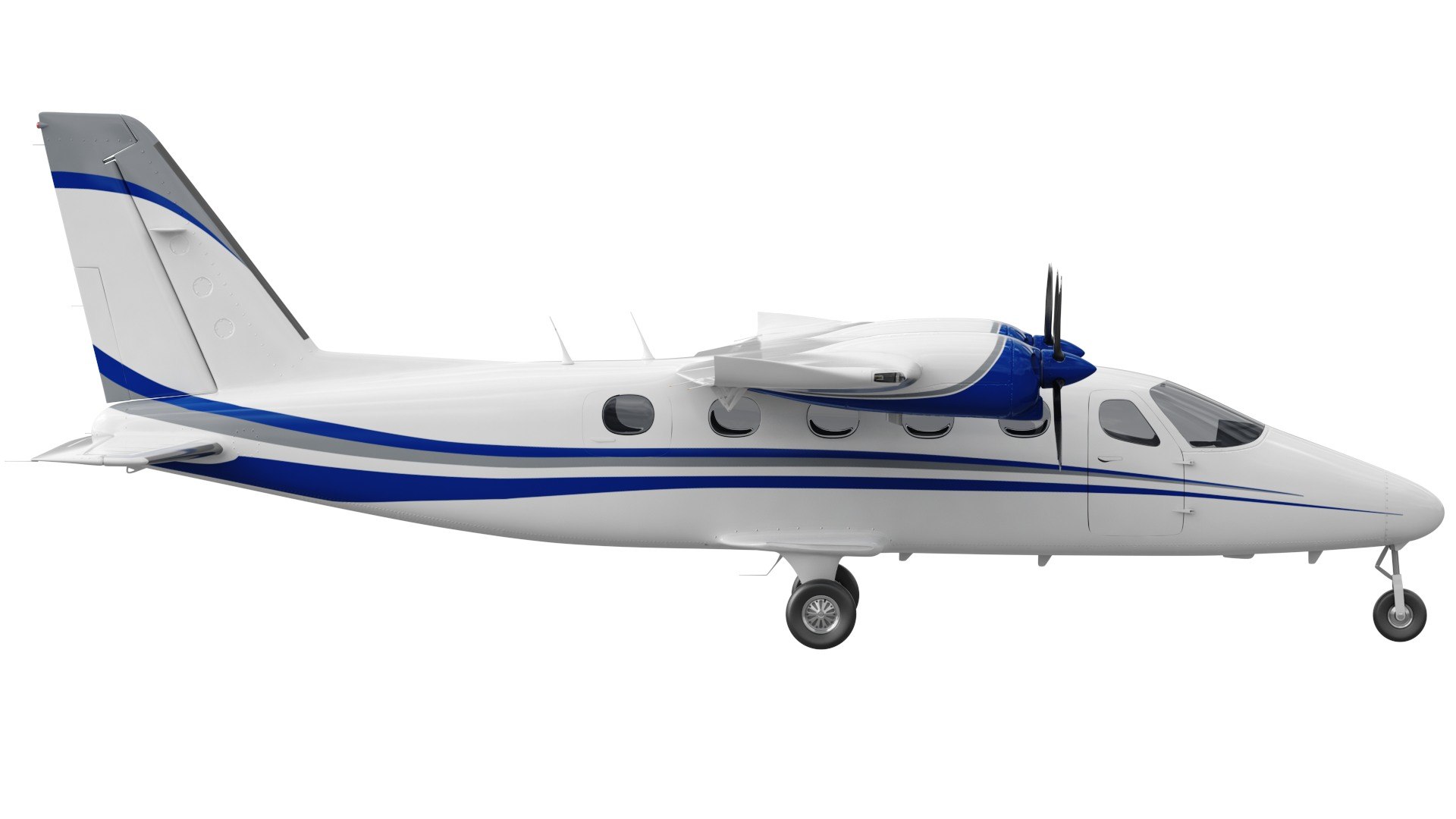 3D Tecnam P2012 Traveller - TurboSquid 2296288
