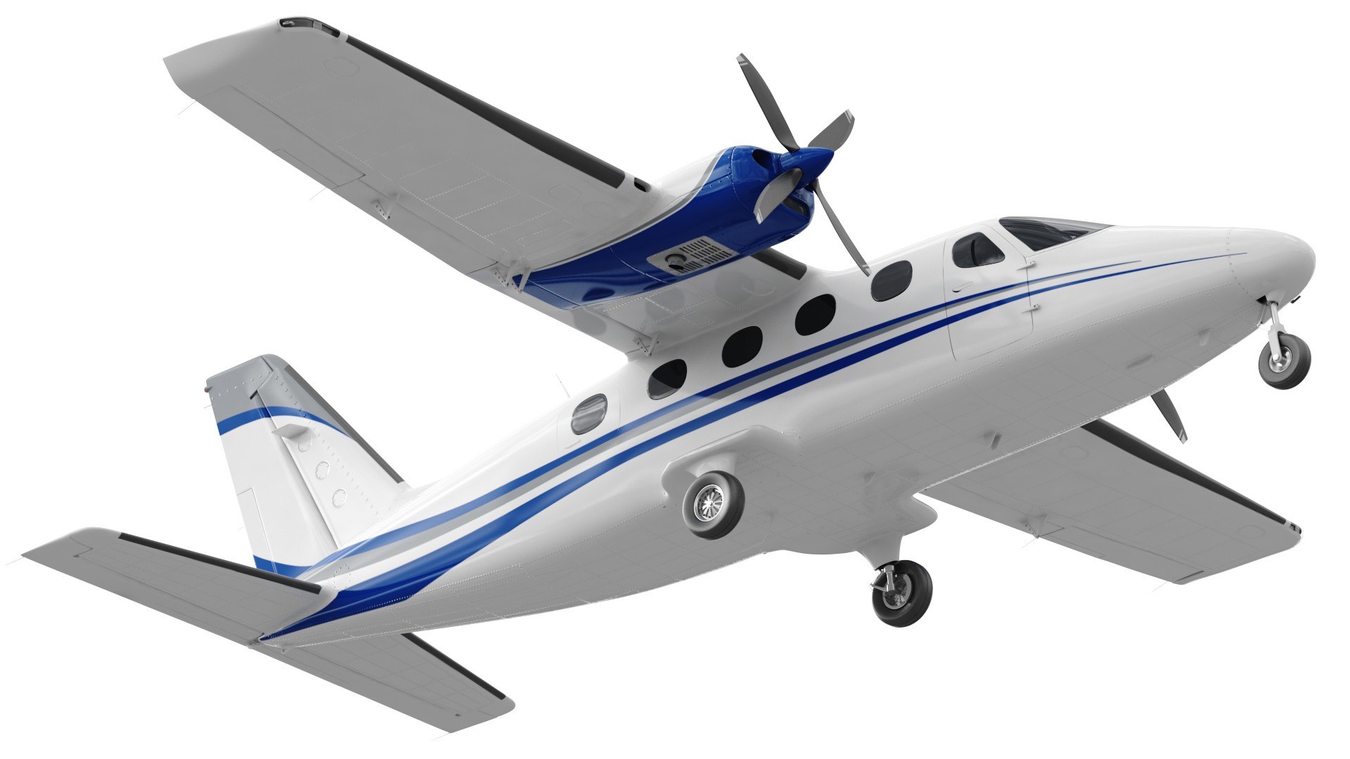 3D Tecnam P2012 Traveller - TurboSquid 2296288