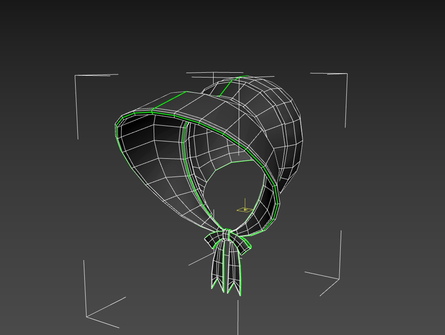 3D bonnet hat model - TurboSquid 1561200