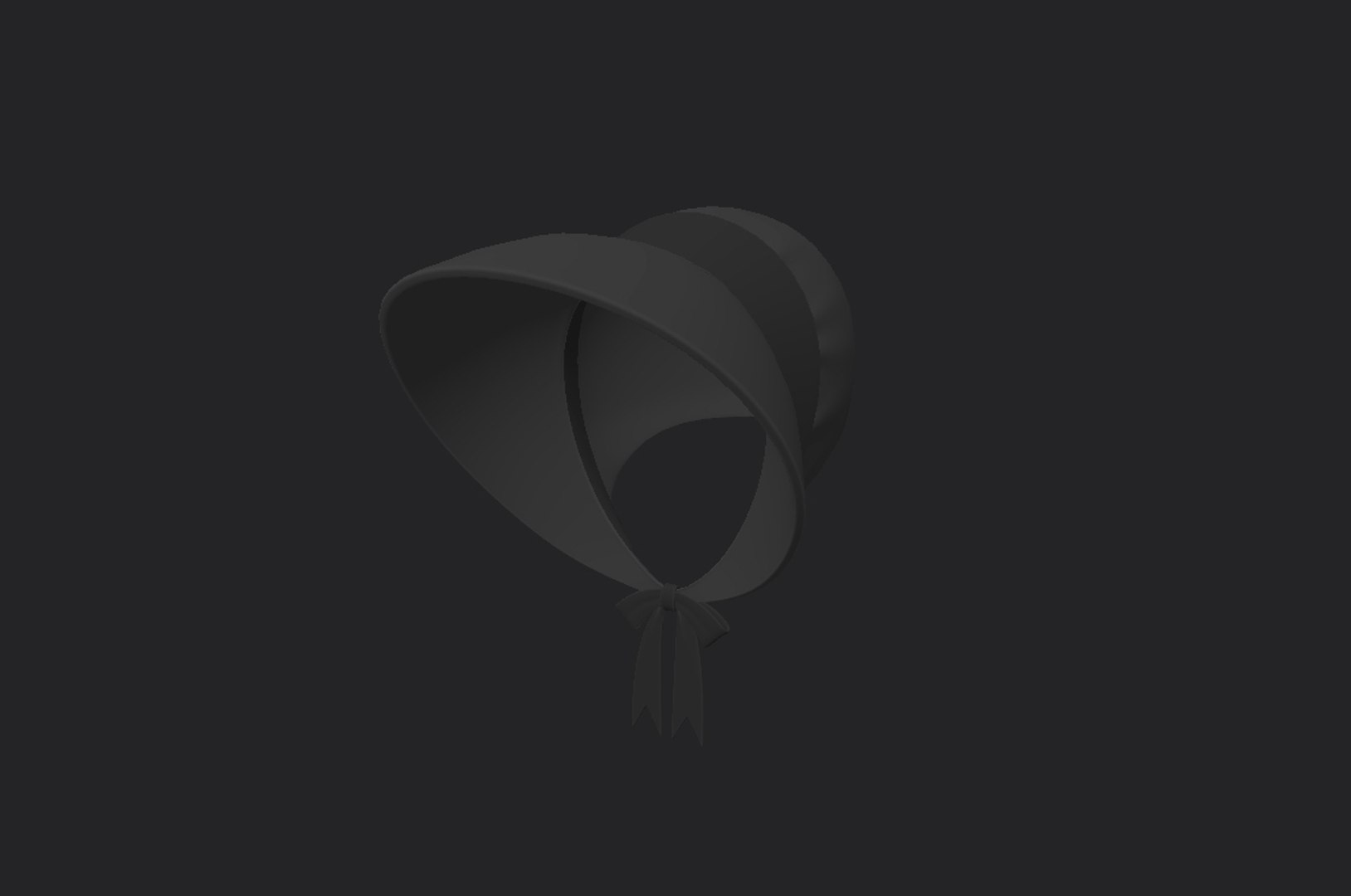 3D bonnet hat model - TurboSquid 1561200
