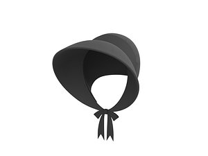 3D bonnet hat model