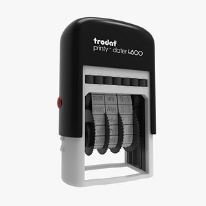 stamp trodat 3d model