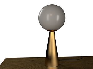 3D model table lampe vintage style