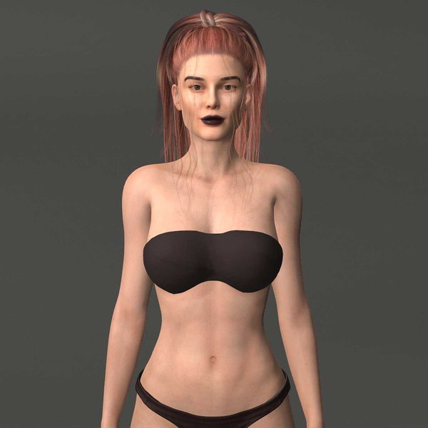 3D Female Model model