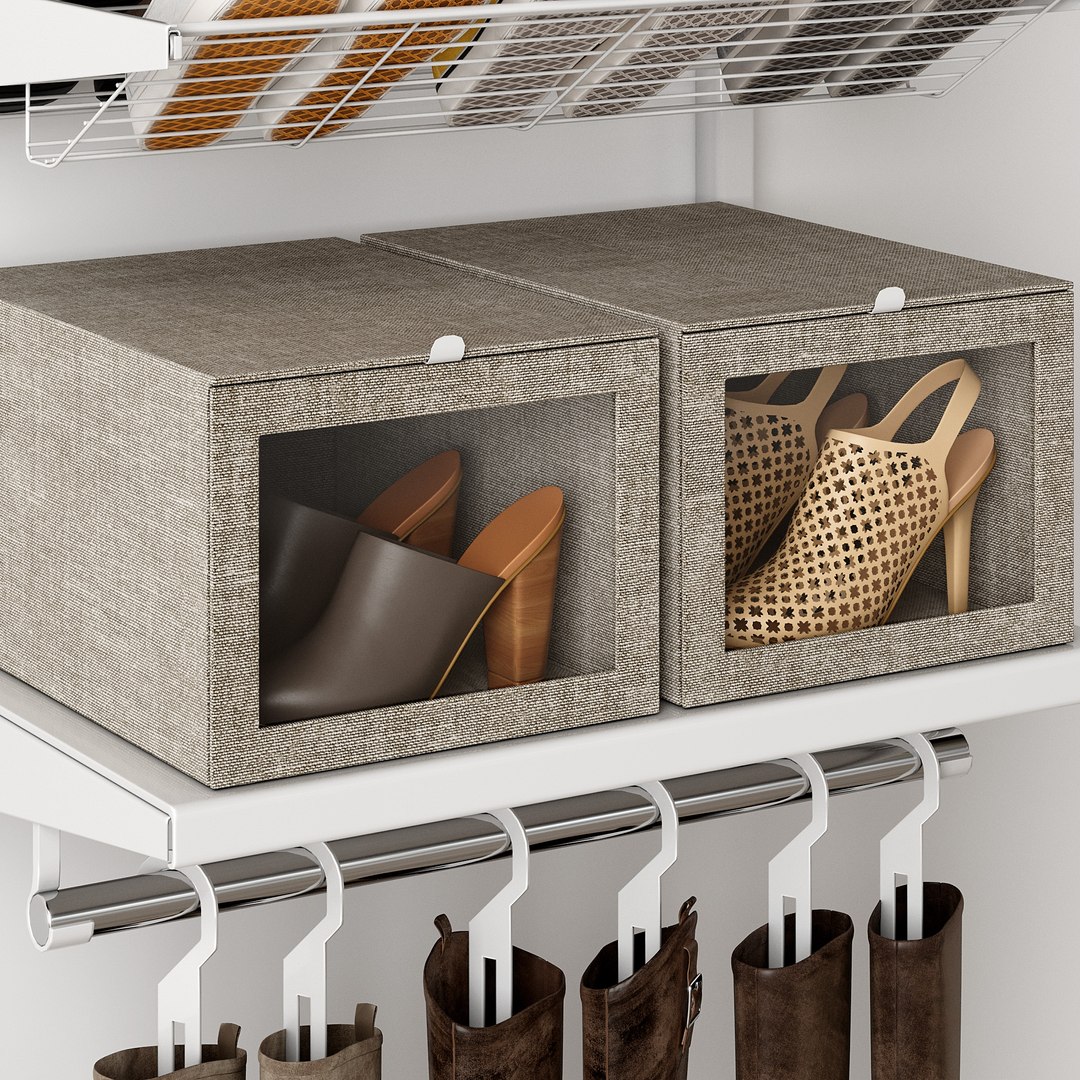 3D Shoe Rack Model - TurboSquid 1748423