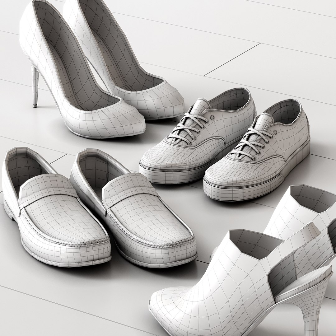 3D Shoe Rack Model - TurboSquid 1748423