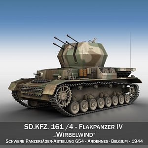 Flakpanzer IV - Wirbelwind  sPz.Jg.Abt.654