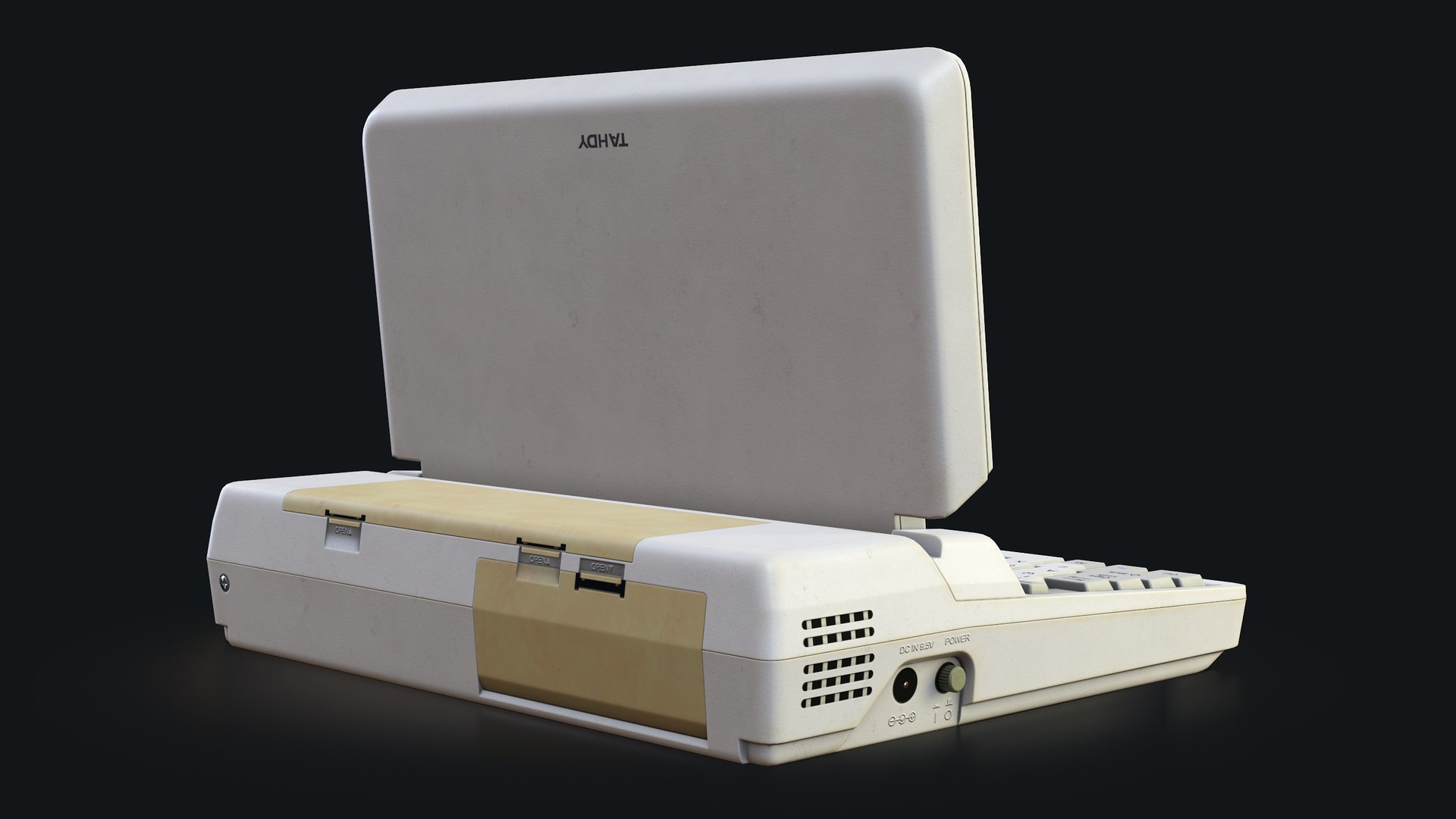 Retro Laptop 3D Model - TurboSquid 1793006
