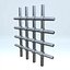 Prison Bars 3D model