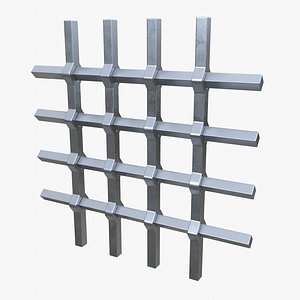 Prison Bars 3D model