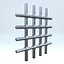 Prison Bars 3D model
