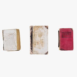 3D Scanned Old Books pack