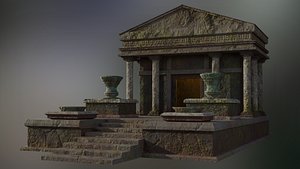 Ancient Ruined Abandoned Worship Temple