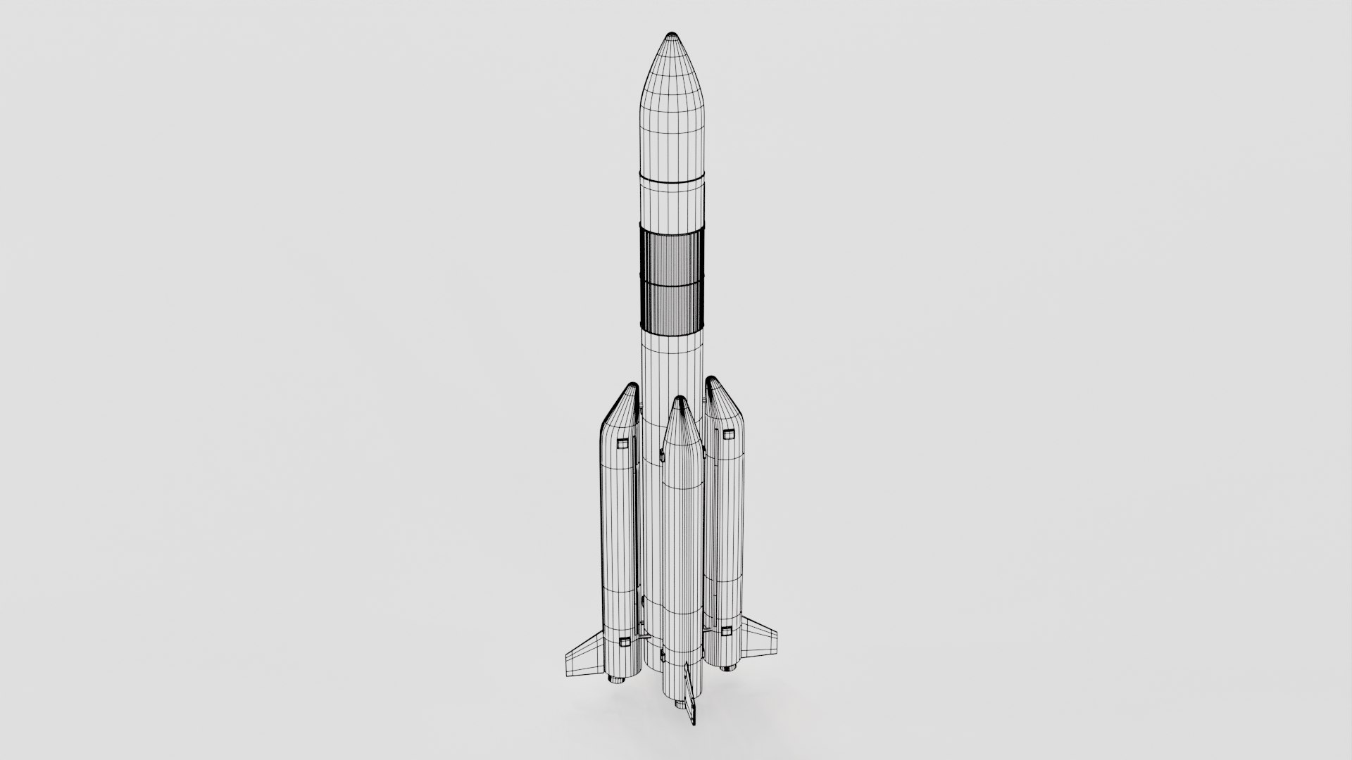 Long March 5 Changzheng 5 CZ-5 Launch Vehicle Rocket China 3D Model ...